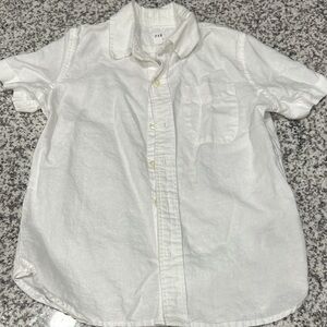 F&F Men's Casual White Button Down Shirt